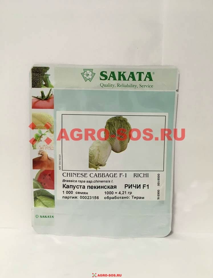 Капуста пекинская Ричи, Sakata - 1000 семян