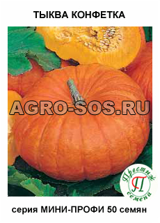 Тыква Конфетка профсемена купить, 50 семян