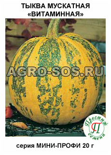 Тыква Витаминная профсемена купить, 20 г